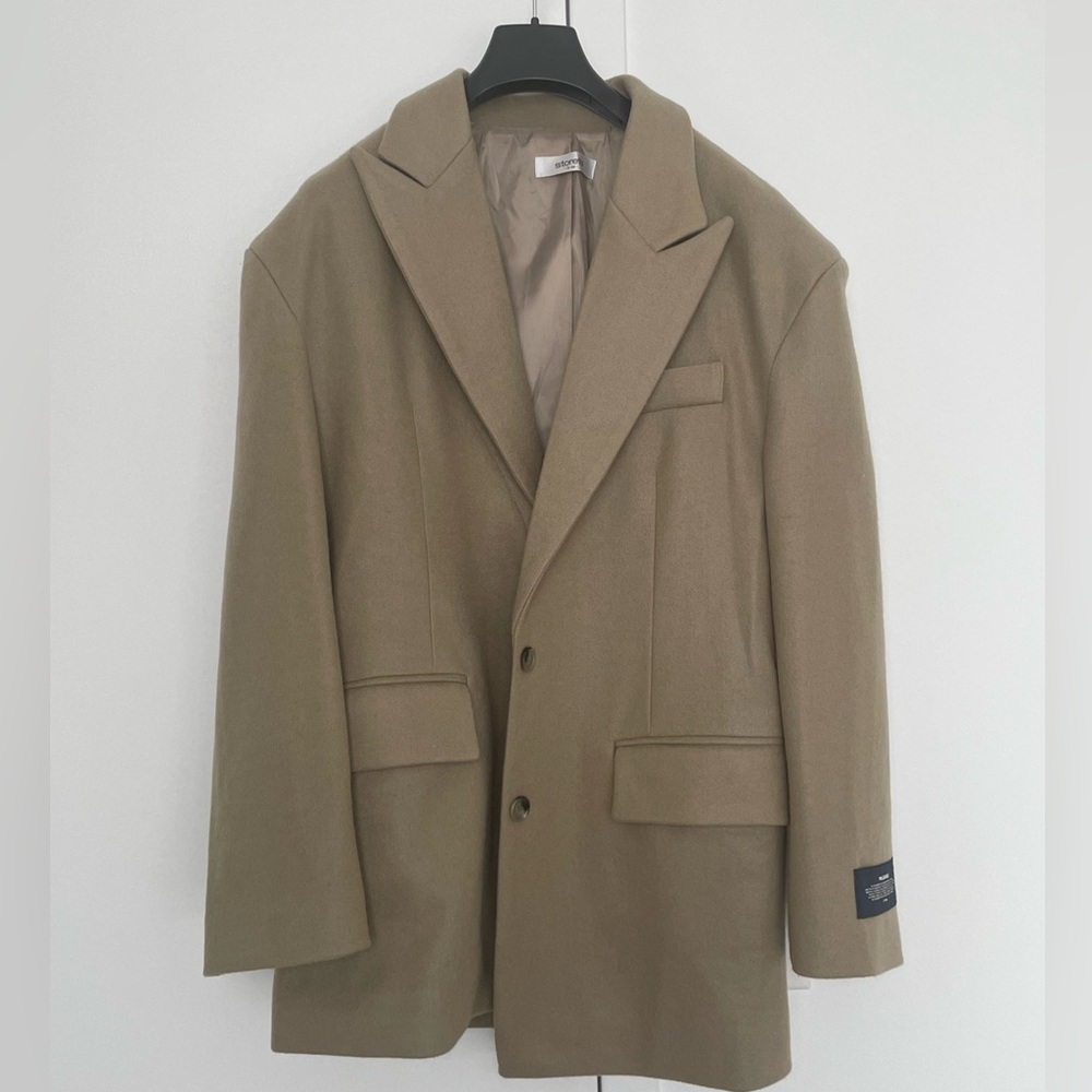 Storets khaki oversized blazer (s/m)